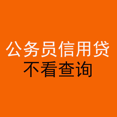 城区公务员信用贷款